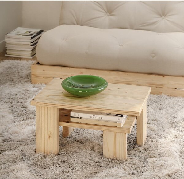 Konferenčný stolík z borovicového dreva v prírodnej farbe 45x68 cm Japan – Karup Design