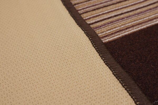 Associated Weavers , Protišmykový behúň na mieru Carnaby 41, šíre 67 cm, hnedá, chodba / predsieň