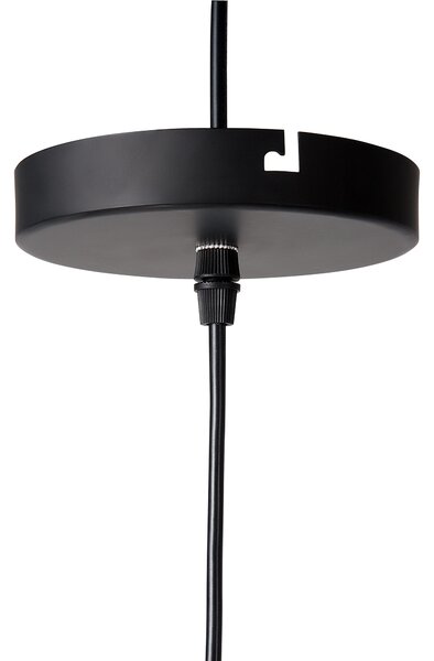 Závesná lampa čierna zlatá hliníkové tienidlo v tvare zvona moderný industriálny dizajn jedáleň kuchyňa