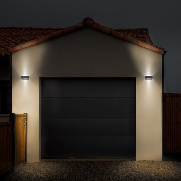 Brilagi - LED Vonkajšie svietidlo RAGUSA LED/7W/230V 3000/4000/6000K antracit IP54