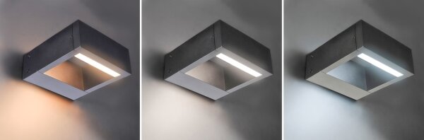 Brilagi - LED Vonkajšie svietidlo RAGUSA LED/7W/230V 3000/4000/6000K antracit IP54