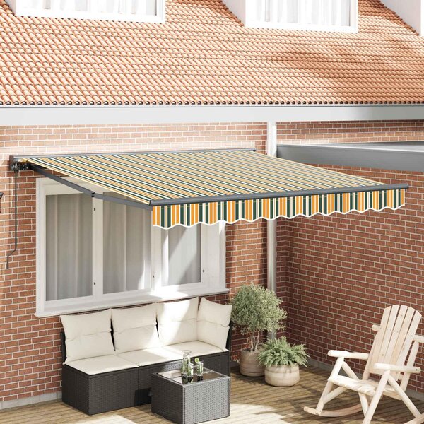 Maison Exclusive – rám markízy v zelenej a žltej farbe, 300 x 250 cm