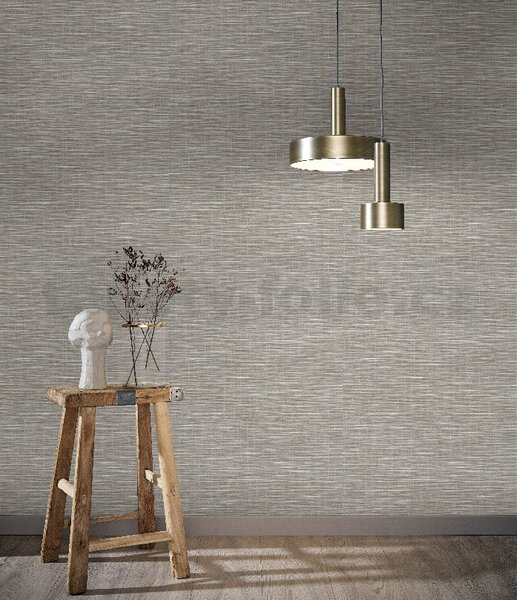 Vliesové tapety na stenu Botanica 33319, rozmer 10,05 m x 0,53 m, preplietané vzor sivý, MARBURG