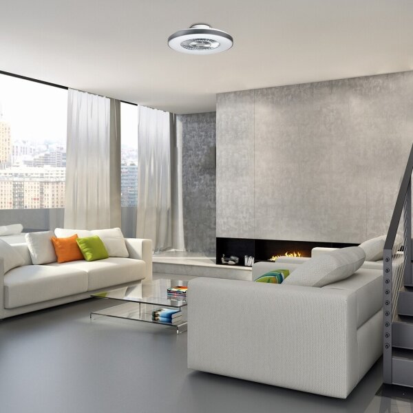 Rabalux - LED Stmievateľné stropné svietidlo s ventilátorom LED/40W/230V + DO