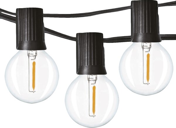Solight WO794 - LED Vonkajší dekoračný reťaz GIRLANDA 25xE12 20m IP44 teplá biela