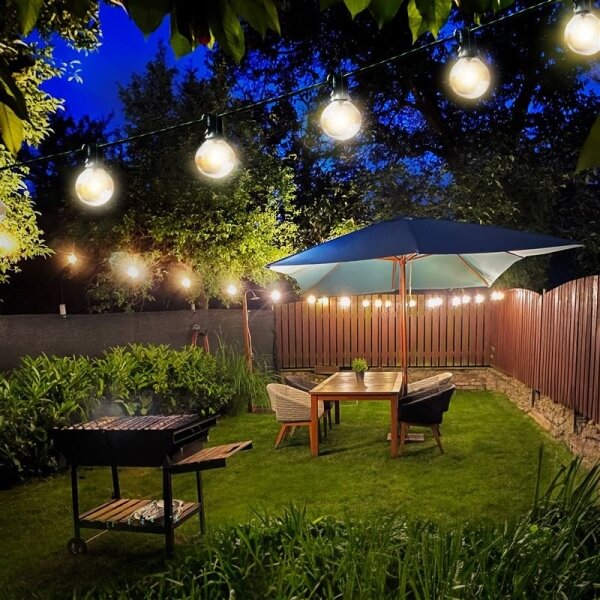Solight WO794 - LED Vonkajší dekoračný reťaz GIRLANDA 25xE12 20m IP44 teplá biela