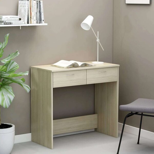 Maison Exclusive - písací stôl Sonoma dub 80x40x75 cm drevený materiál