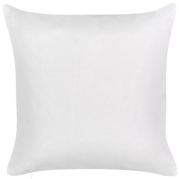 Sada 2 vonkajších vankúšov svetlozelená polyester 45 x 45 cm štvorcová geometrická potlač záhrada terasa