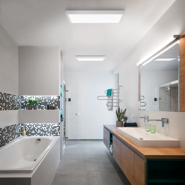 Brilagi-LED stmievateľné kúpeľňové svietidlo FRAME SMART LED/50W/230V IP44 biel+DO
