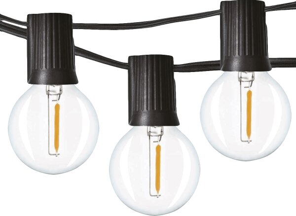 Brilagi - LED vonkajšia dekoratívna GIRLANDA 25xE12 20m IP44 studená biela