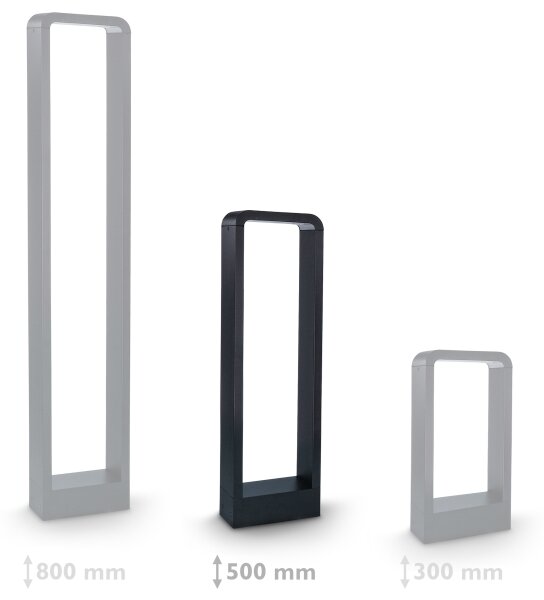 Brilagi - LED Vonkajšia lampa BARI LED/7W/230V 3000/4000/6000K IP54 50 cm