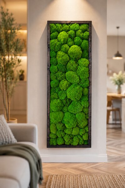 Machový obraz zo stabilizovaného kopčekového machu