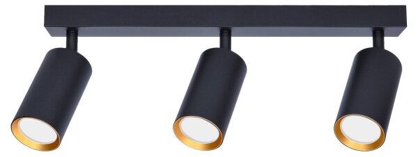 Brilagi - Bodové svietidlo SELE 3xGU10/30W/230V čierna/zlatá