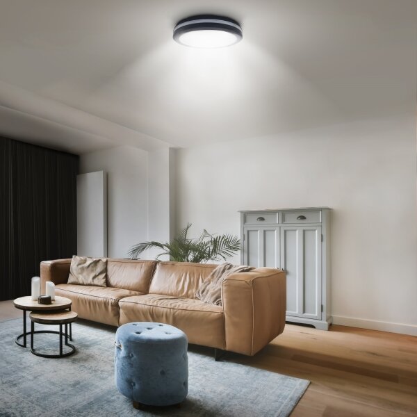 Solight WO820- LED Stm. svietidlo LED/18W/22W/26W/230V 3000/4000/6500K IP65 čierna