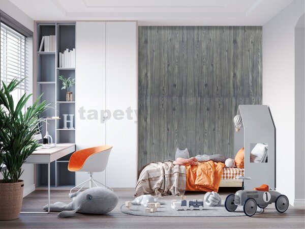 Samolepiace penové 3D panely W2-05, rozmer 70 x 70 cm, drevený obklad borovica sivá, IMPOL TRADE