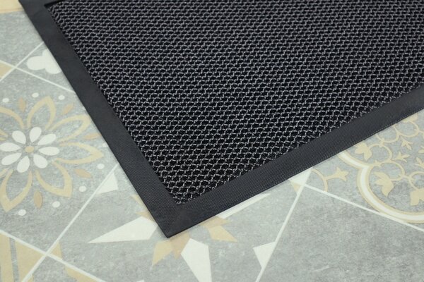Hamat, Rohožka Blitz 3D 314 Antracit – na von aj na doma, 40x60, šedá, chodba / predsieň