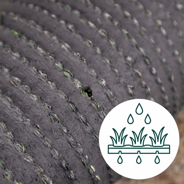 Trade Concept, Umelá tráva Pure Green, vyrezať kruh, šíře 2m,4m, zelená
