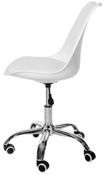 Ak furniture Otočná stolička FD005 biela