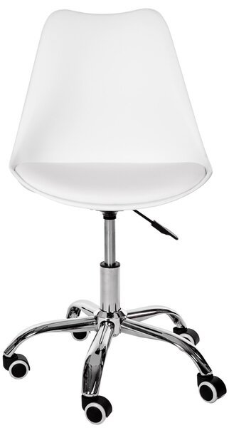 Ak furniture Otočná stolička FD005 biela