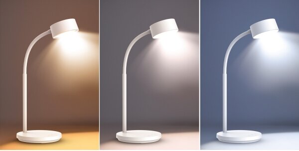 Solight WO3000-W - LED Stmievateľná stolná lampa LED/4,5W/5V 3000/4000/6500K biela