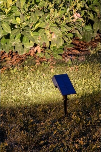 Rabalux 77088 - LED solárne svietidlo NANTES LED/0,5W/3,7V IP65 čierne