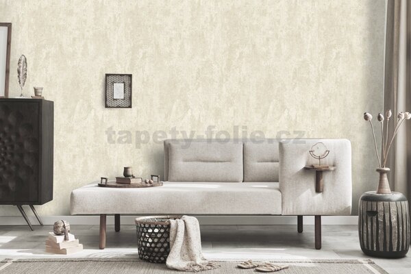Vliesové tapety na stenu Casual Chic 10273-02, rozmer 10,05 m x 0,53 m, moderná vertikálna stierka béžová s metalickými odleskami, Erismann
