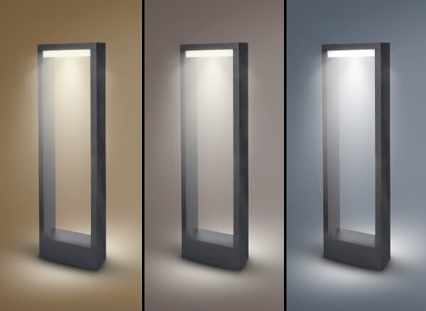 Brilagi-LED Vonkajšia lampa RAGUSA LED/7W/230V 3000/4000/6000K antrac. IP54 50 cm