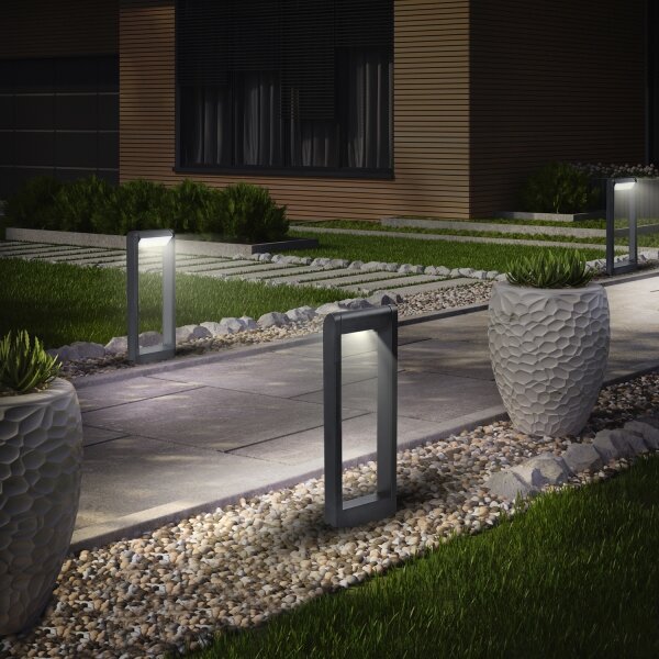 Brilagi - LED Vonkajšia lampa CROTONE LED/7W/230V antracit IP54 50 cm