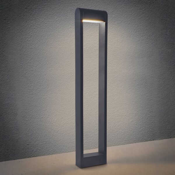 Brilagi - LED Vonkajšia lampa CROTONE LED/7W/230V antracit IP54 80 cm