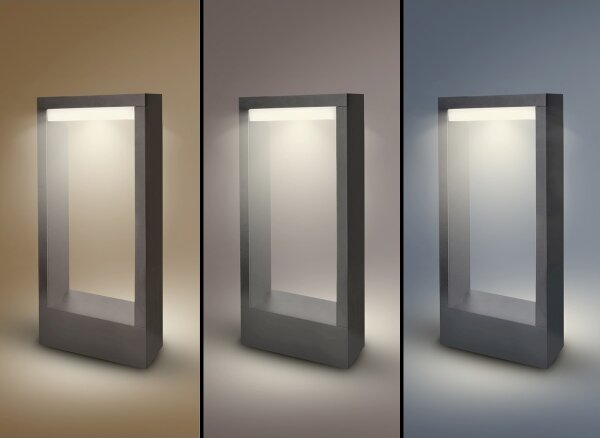 Brilagi-LED Vonkajšia lampa RAGUSA LED/7W/230V 3000/4000/6000K antrac. IP54 30 cm