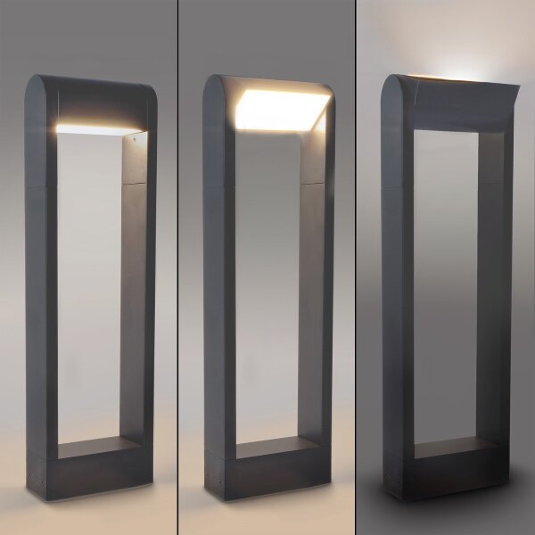 Brilagi - LED Vonkajšia lampa CROTONE LED/7W/230V antracit IP54 50 cm