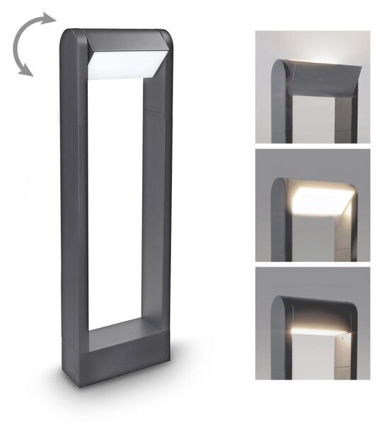 Brilagi - LED Vonkajšia lampa CROTONE LED/7W/230V antracit IP54 50 cm