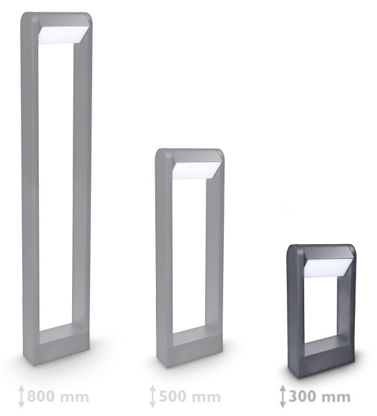 Brilagi - LED Vonkajšia lampa CROTONE LED/7W/230V antracit IP54 30 cm