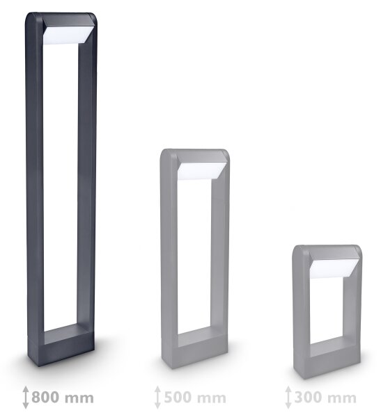 Brilagi - LED Vonkajšia lampa CROTONE LED/7W/230V antracit IP54 80 cm