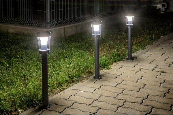 Rabalux 77038 - LED solárna lampa ANGERS LED/3W/3,7V IP65 antracit