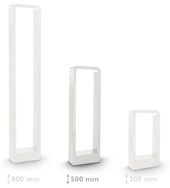 Brilagi - LED Vonkajšia lampa BARI LED/7W/230V 3000/4000/6000K biela IP54 50 cm