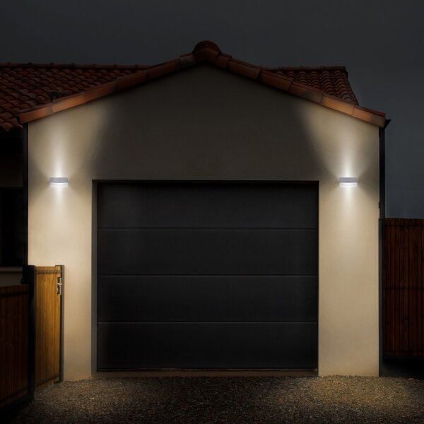 Brilagi - LED Vonkajšie nástenné svietidlo RAGUSA LED/7W/230V biela IP54