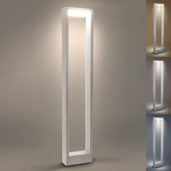 Brilagi - LED Vonkajšia lampa RAGUSA LED/7W/230V 3000/4000/6000K biela IP54 80 cm