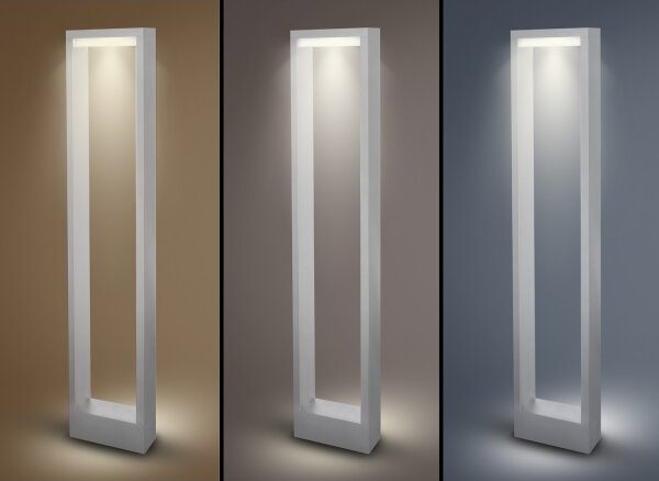Brilagi - LED Vonkajšia lampa RAGUSA LED/7W/230V 3000/4000/6000K biela IP54 80 cm