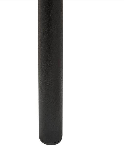 Posteľ tmavý jaseň 160 x 200 cm s čelom lamelový rošt čierne kovové nohy spálňa