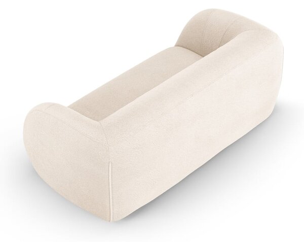 Krémová pohovka z textílie buklé 210 cm Essen – Cosmopolitan Design