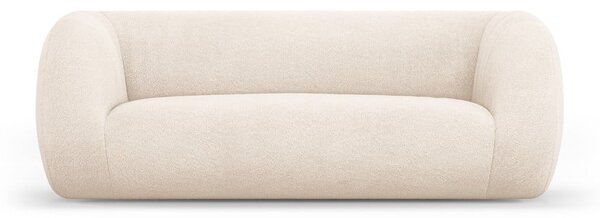 Krémová pohovka z textílie buklé 210 cm Essen – Cosmopolitan Design
