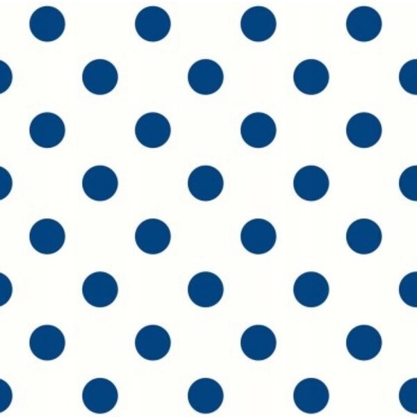 Vliesové tapety na stenu Schoner Wohnen 3 2252-45, rozmer 10,05 m x 0,53 m, modré bodky na bielom podklade, A.S.Création