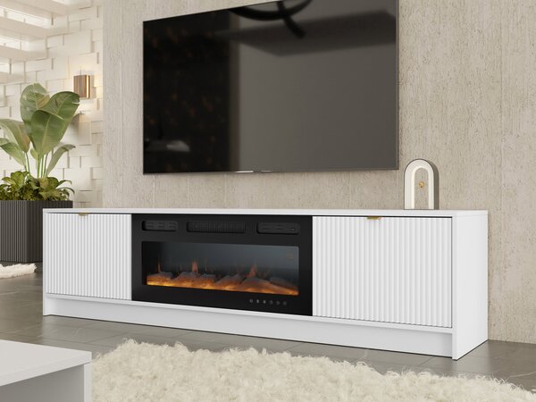 Mirjan24 TV skrinka s krbom Razimo EF, Farby: orech okapi 5903211561535