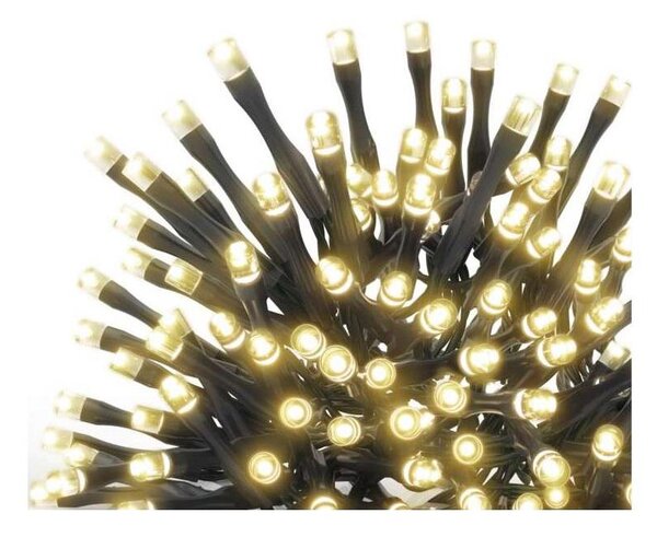 LED vonkajší svetelný reťazec 100xLED/15m IP44 teplá biela