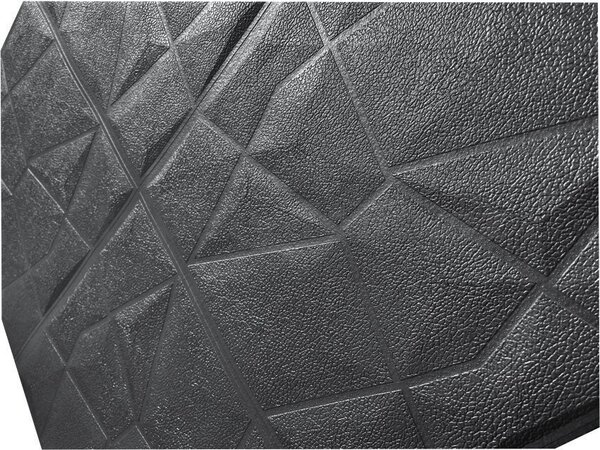 Samolepiace penové 3D panely S11, rozmer 70 x 70 cm, diamant čierny, IMPOLTRADE