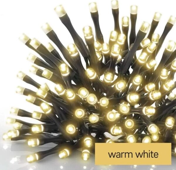 Vonkajší LED reťaz 100xLED/1x2m IP44 teplá biela
