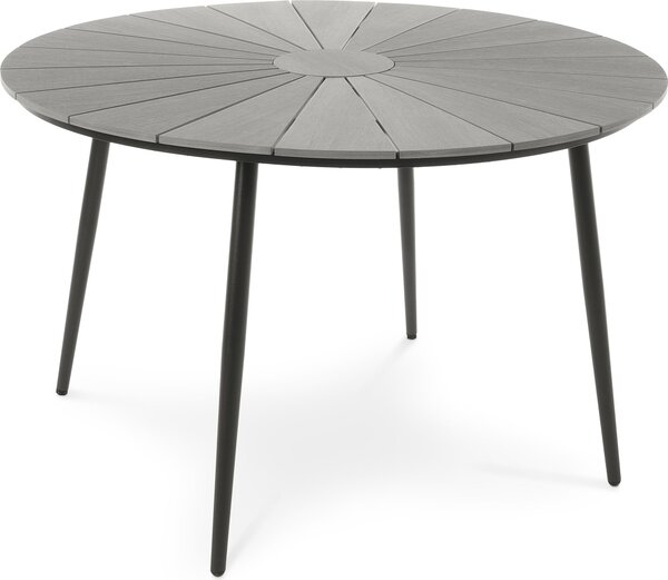 Di volio záhradný stôl 120 cm Palermo - šedý