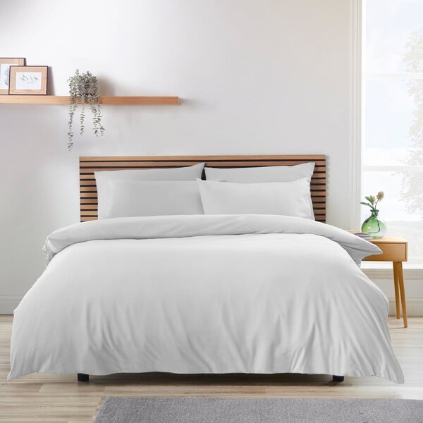 Biele obliečky na jednolôžko 135x200 cm So Soft Easy Iron – Catherine Lansfield
