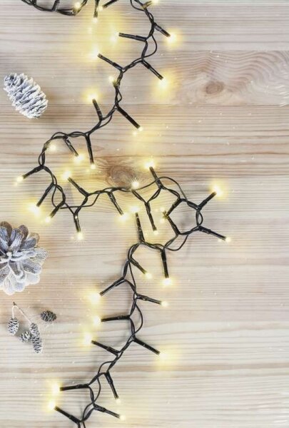 LED vonkajší reťaz 400xLED/13m IP44 teplá biela